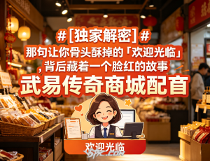 # 那句让你骨头酥掉的「欢迎光临」，背后藏着一个脸红的故事