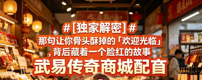 # 那句让你骨头酥掉的「欢迎光临」，背后藏着一个脸红的故事